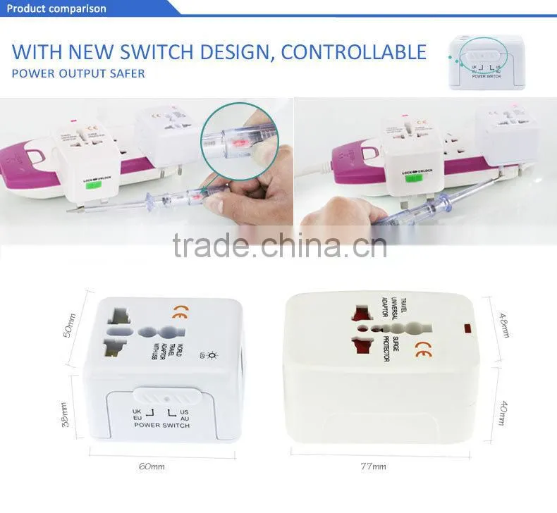 China Factory Wonplug Patent 2015 Hot Sale Worldwide Usb Travel Charger