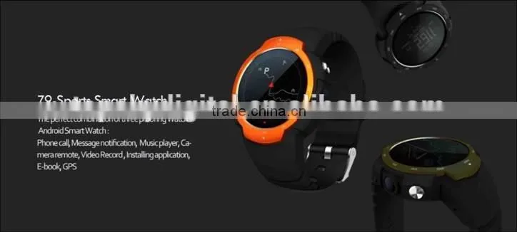 Fashion design sport smart watch CPU MTK6580M quad core Android 5.1 smart watch