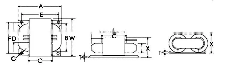 Power R30 R50 R100 Transformer