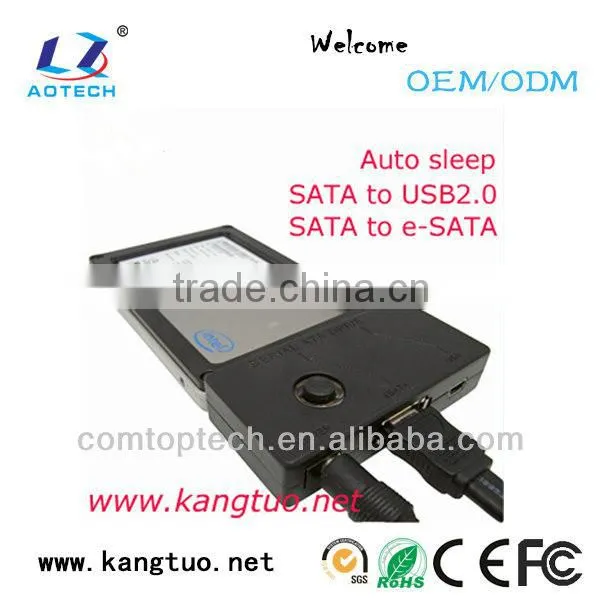 New product for 2.5''/3.5'' SATA to dual usb to sata adapter cable
