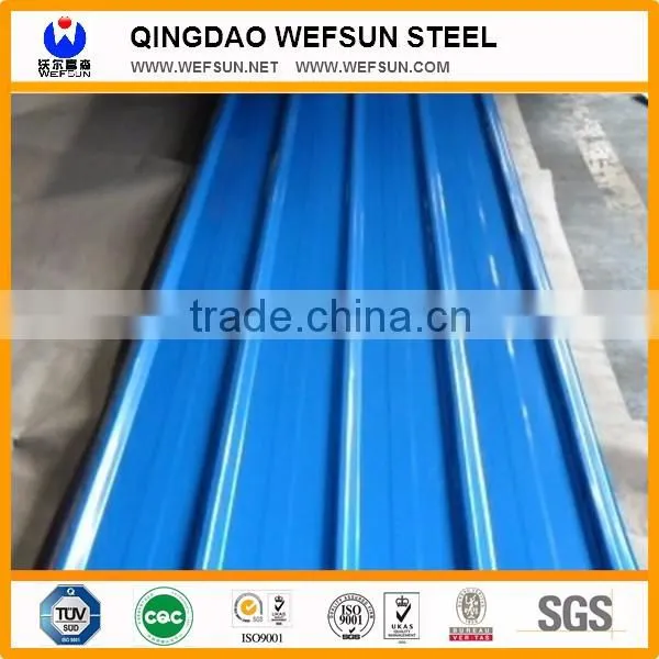 Practical roofing construction color-coated corrugated steel plate
