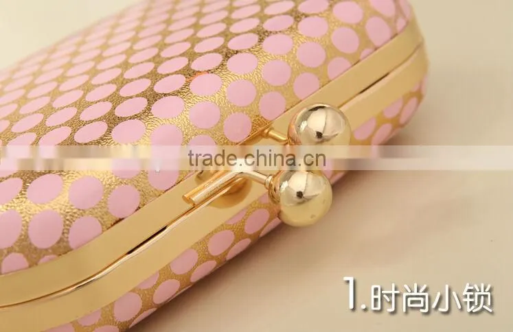 2014 PU leather evening bags fashion clutch Evening Bag