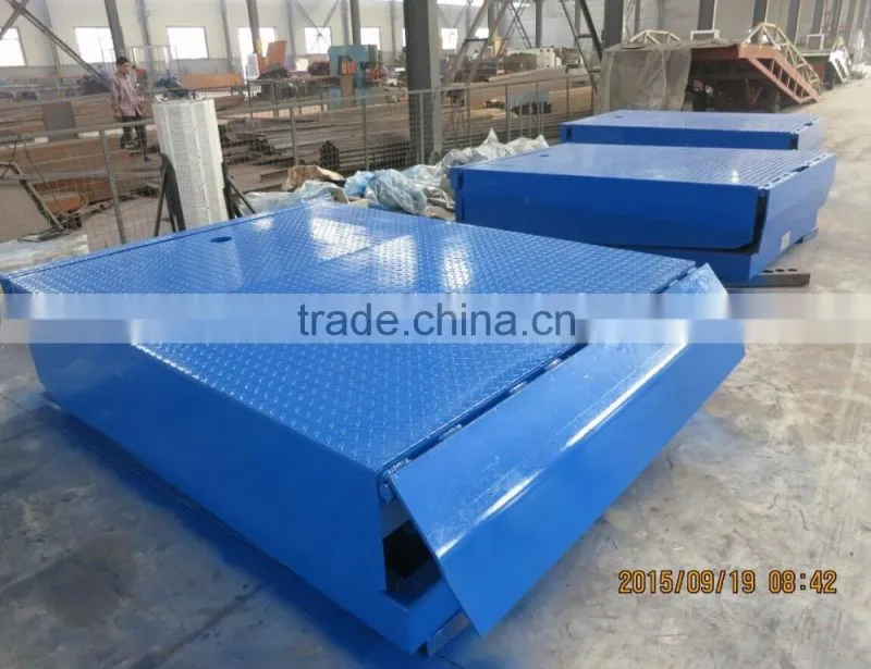 10T warehouse stationary hydraulic loading ramp