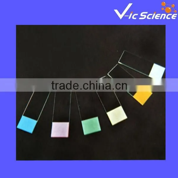 School science lab equipment microscope slides and cover glass slides