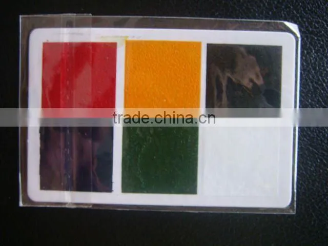 World cup face paint card for football fans painting