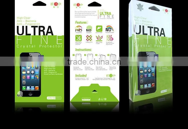 Mobile phone screen protector plastic for Sony xperia Z1 screen protector