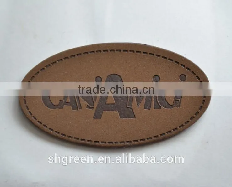Famous wear collection leather label