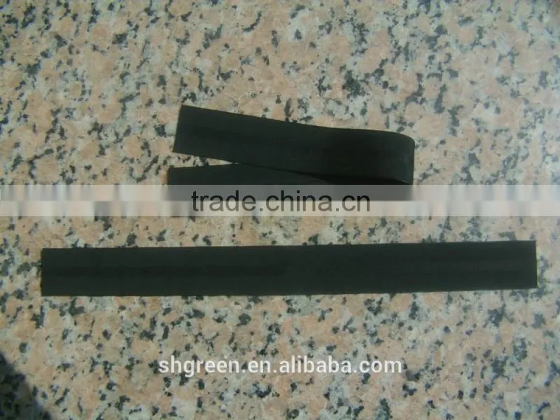 black polyester adjustable neckband roll with holes