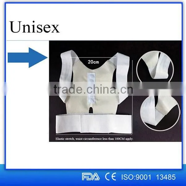 Medical back brace posture support for spinal decompression