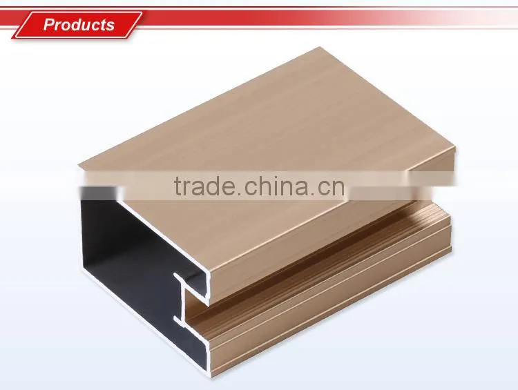 6063-T5 PVDF aluminum extrusion profile for casement window sliding window