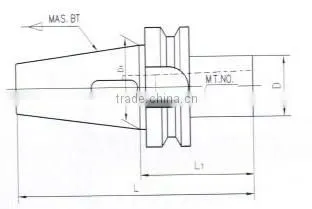 BT morse taper adaptors