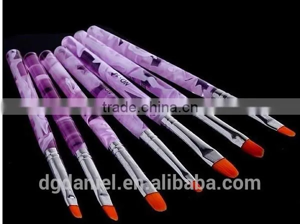 Nylon hair wood handle Nail Painting Brush