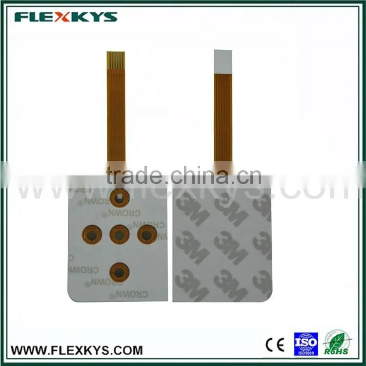 OEM FPC flexible membrane switch with metal dome