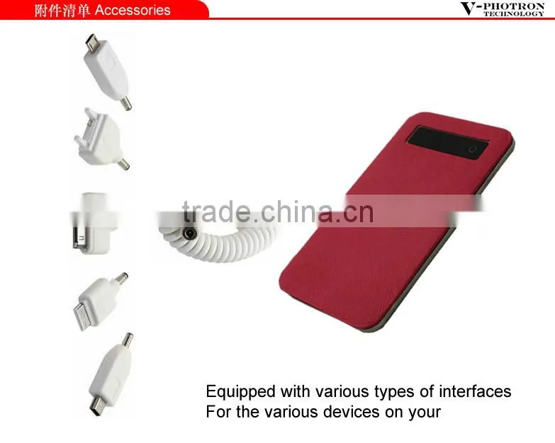 High quality portable power bank charger 12000mah for mobile phone