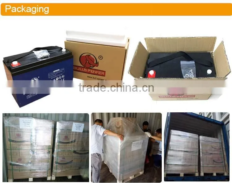 maintenance free lead-acid battery 12v 120ah solar gel battery for Solar Inverter
