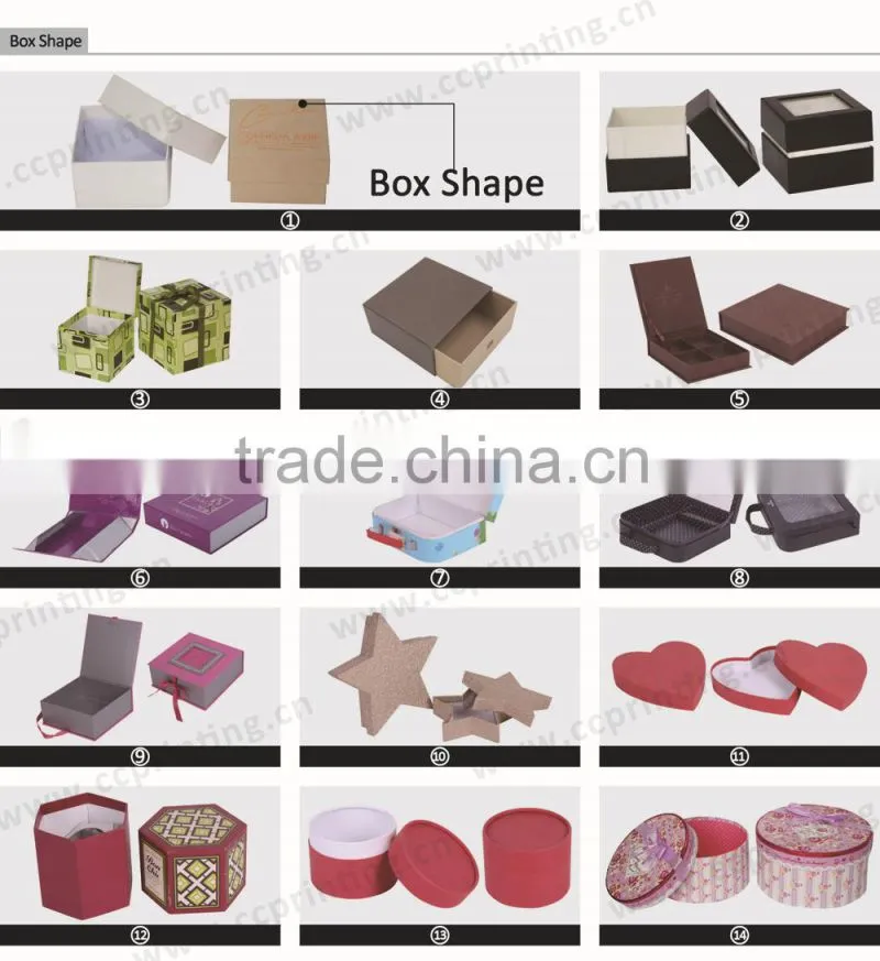 Fancy suitcase shaped baby clothes transparent gift box