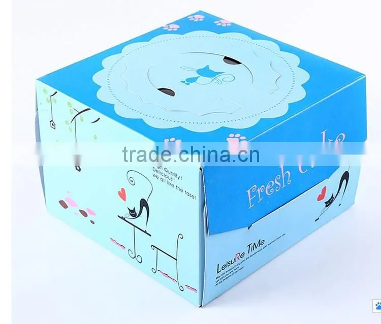China Manufacturer Cupcake Box Cake Paper Box