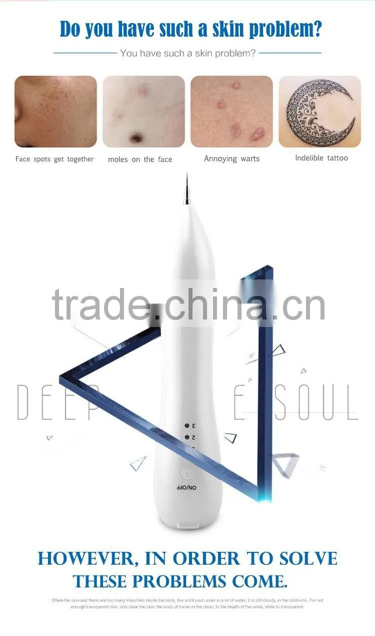 2016 Professional Skin Treatment Electrical Machine Plasma Mini laser for Freckles/Age