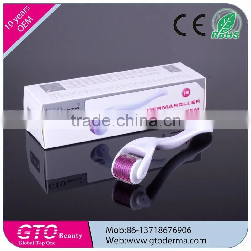 2016 high quality MT stainless steel 540 needles derma roller