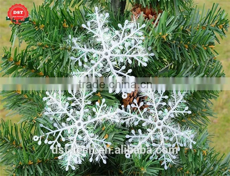 Christmas tree decorations fake snow