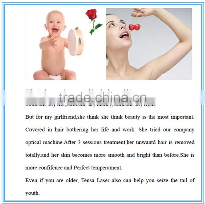 Permanent diode lazer hair removal machine