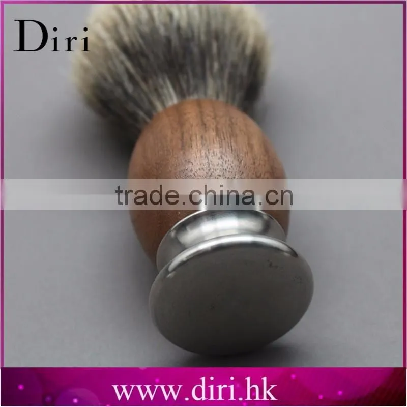 High Quality Synthetic Hair Metal Handle Shaving Brush