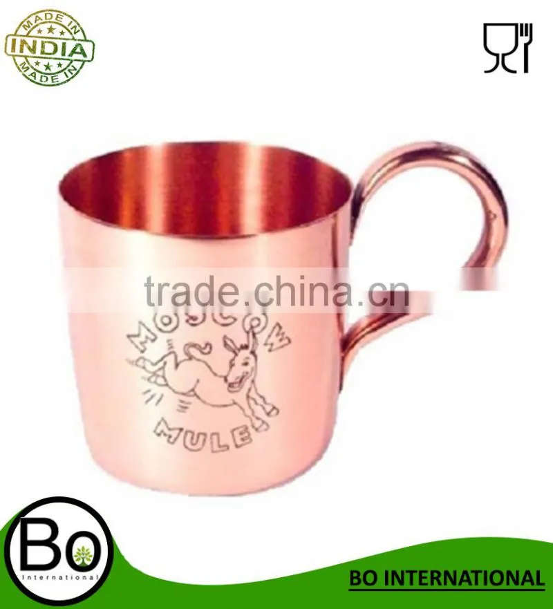 100% copper moscow mule mug engraving logo