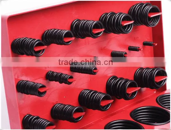 TC 407pc Assorted Black SAE O-ring Kit For Machine