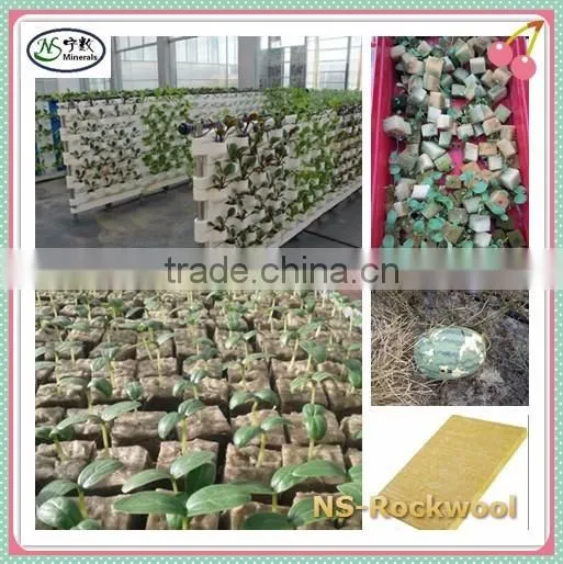 Hydroponic Grow Rockwool Mineral Wool Cubes for Plant Growing