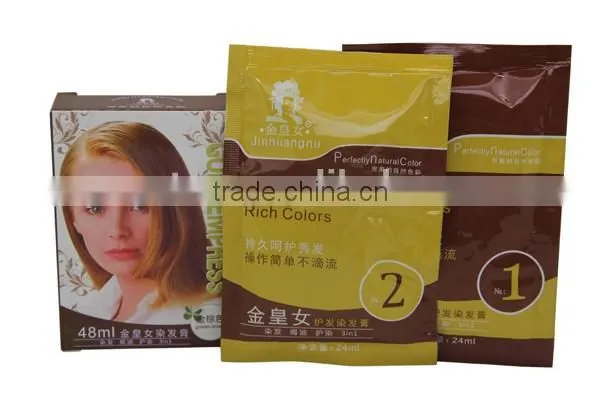 2015 popular hair color cream/,100% gray coverage hair dye /permanent washable hair dye