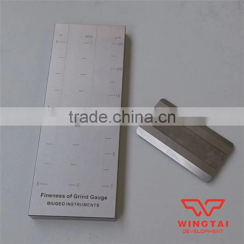 Double Groove Fineness of Grind Gauge to Measure Paint and Ink Particles Size