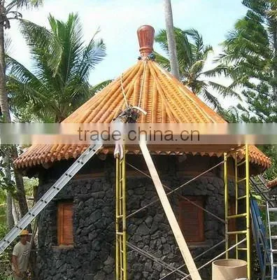 temple roofing ornaments of tiles