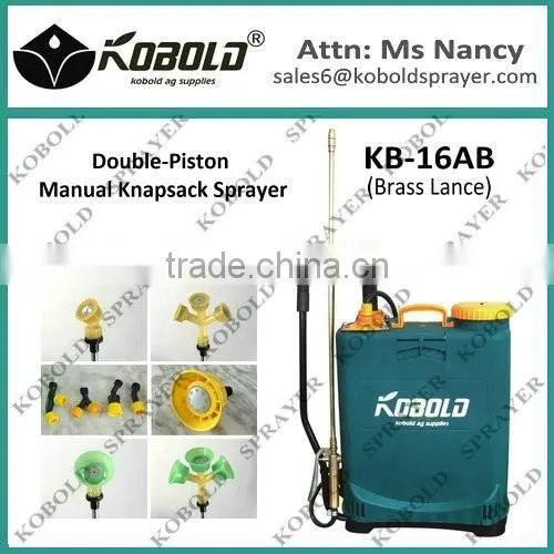 16L Double piston water sprayer pump