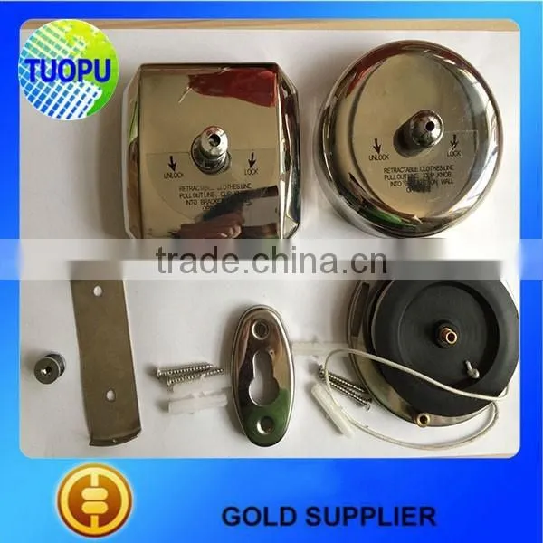Tuopu high quality square and portable wall mounted hanging clothes line