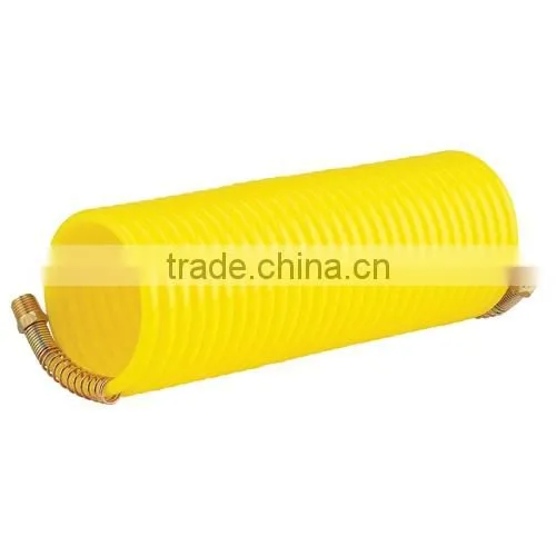 Recoil hose with USA type quick coupler Hose available material :PE(Polyethylene) .PU(Polyurethane).Nylon
