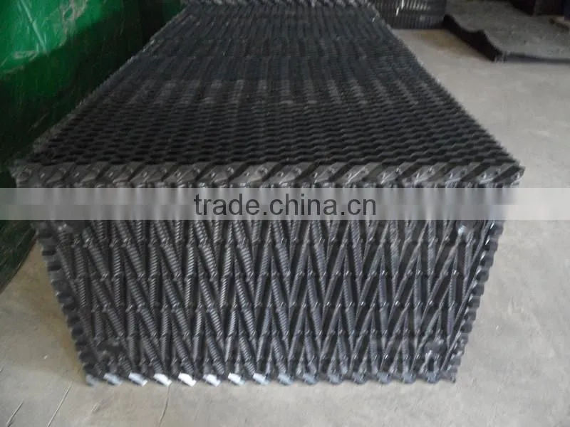 Factory price 900mm width*any length cross-flow cooling tower pvc filler