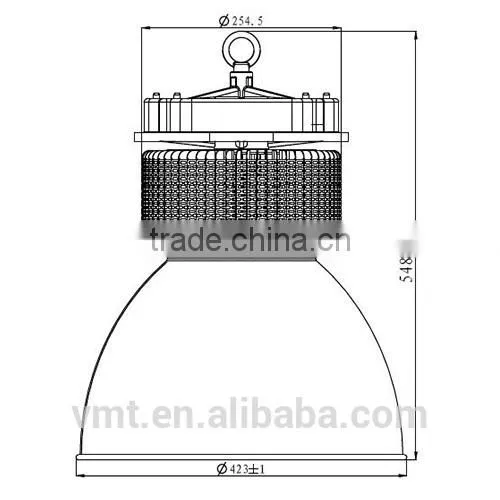 VMT 200w waterproof outdoor aluminum exterior led light fixture of high bay lamp(NO LED)