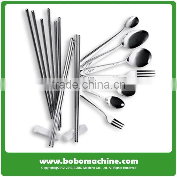 Pneumatic automatic polishing machine for stainless steel spoon