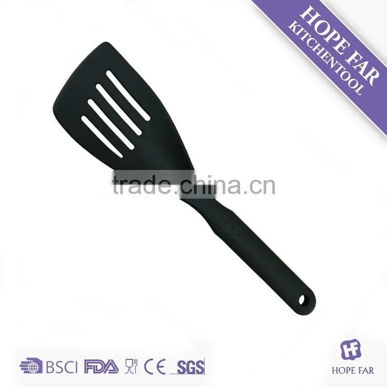 N460-70 Practical 11 pcs black color nylon kitchen utensils set