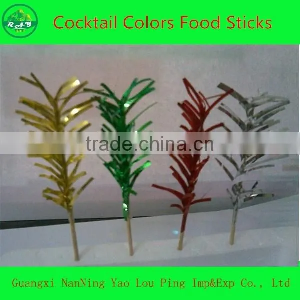 Top quality customized food pick fruit stick