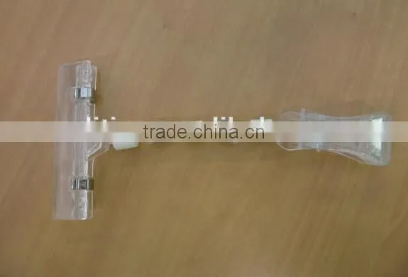 Professional clear plastic paper clip ,plastic pop holder