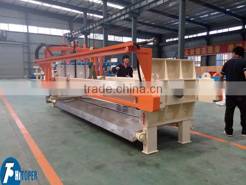 fully automatic filter press with automatic filter cloth washing in ultra filtration system