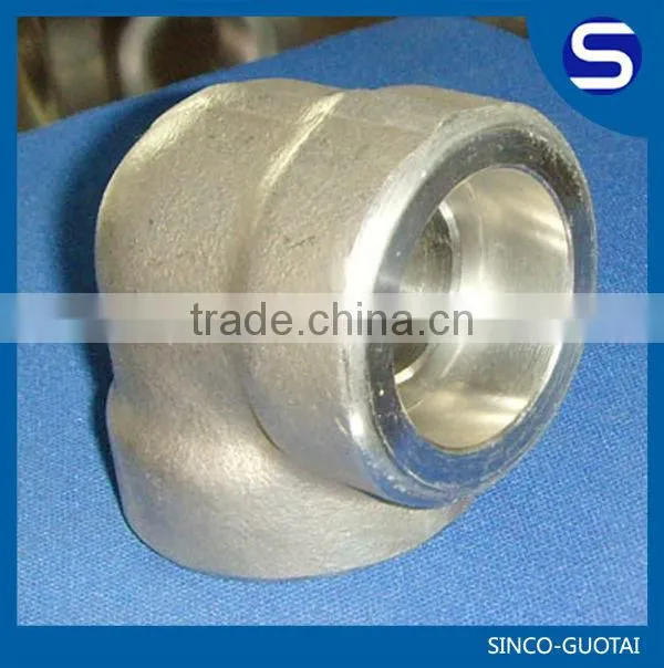 ASME B16.11 Stainless Steel Socket-Welding Fitting/Forged Fittings/High Pressure Fittings/90 degree elbow