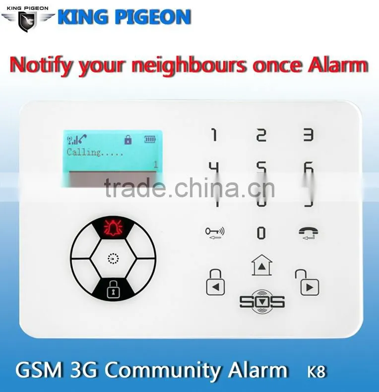 battery low power gsm smart home electric automation system K8