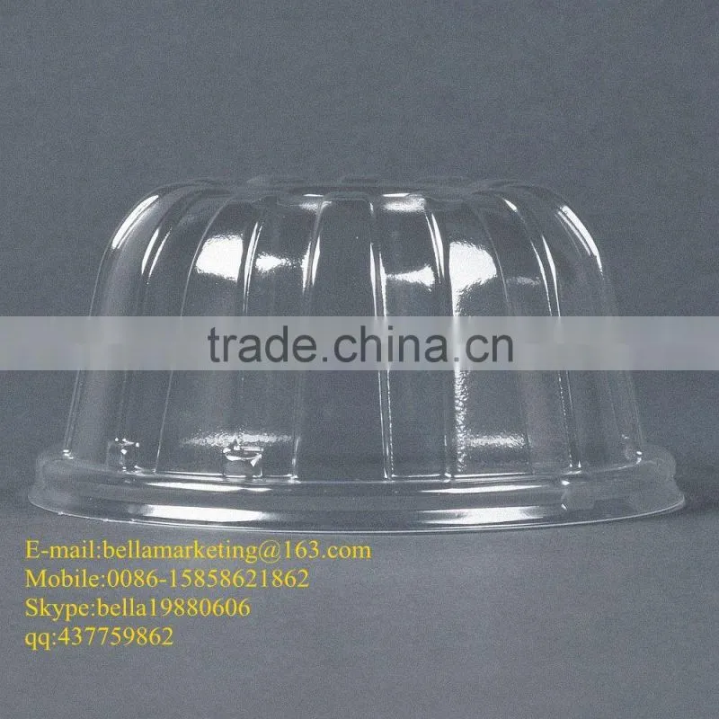 Clear High Dome Lid for ice cream, parfaits, fruit salads, sundaes