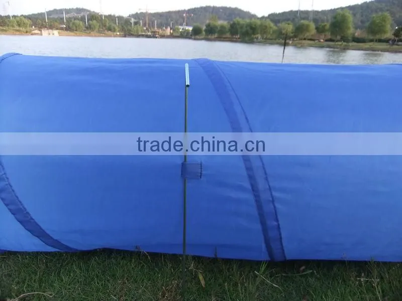 2016 Wholesale Pet Products Good Quality Blue Polyster Outdoor Dog Trainning Tunnel