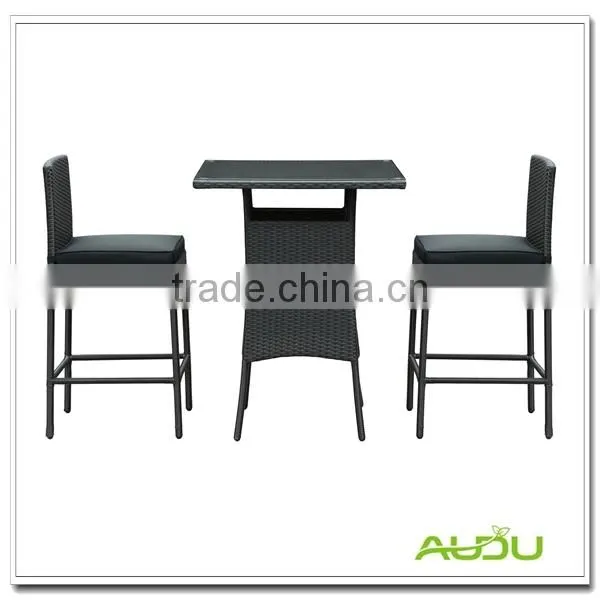 Audu Wicker High Back Dining Chair/High Back Bar Dining Chair