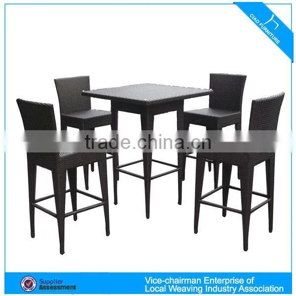 F- home furniture wicker garden bar set(CF934T+CF934C)