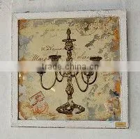 Custom printed mirror for home decor with beautiful artwork printed on mirror surface