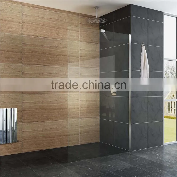 HSR02-90024 folding simple frameless shower screen